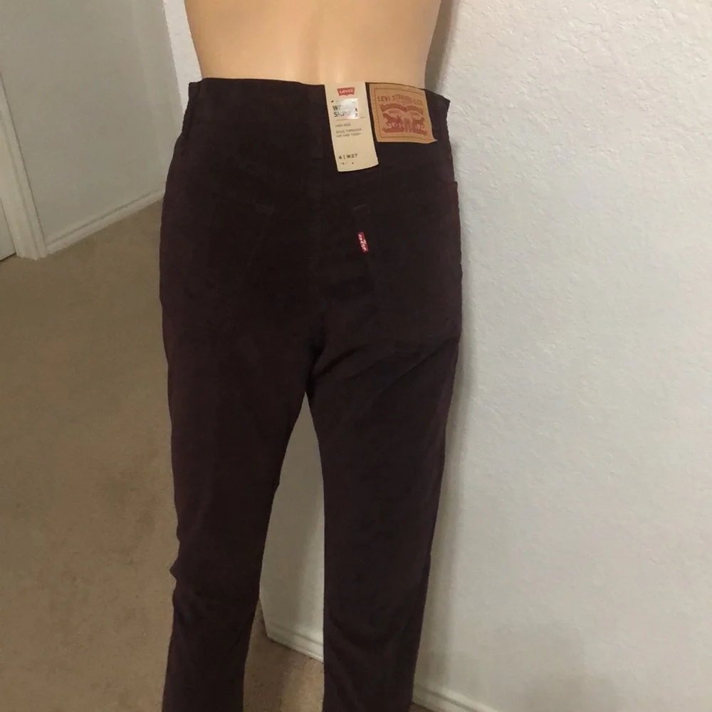 Levis Skinny Wedgie Jeans Malbec Moleskin - Picture 10 of 15